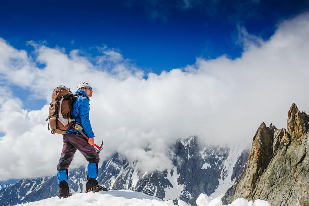 Letní sporty horolezectví alpy